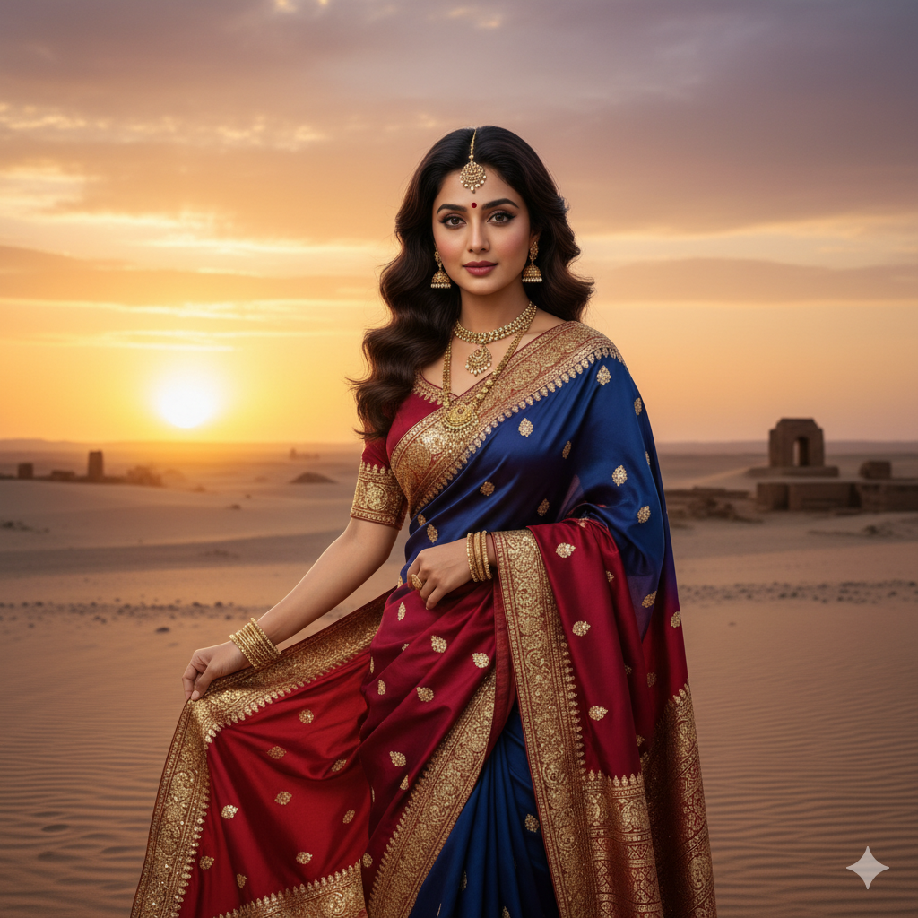 Like a vintage Bollywood heroine