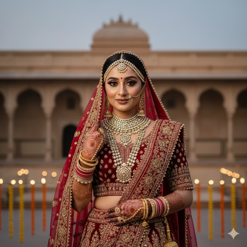 Traditional Bridal Look