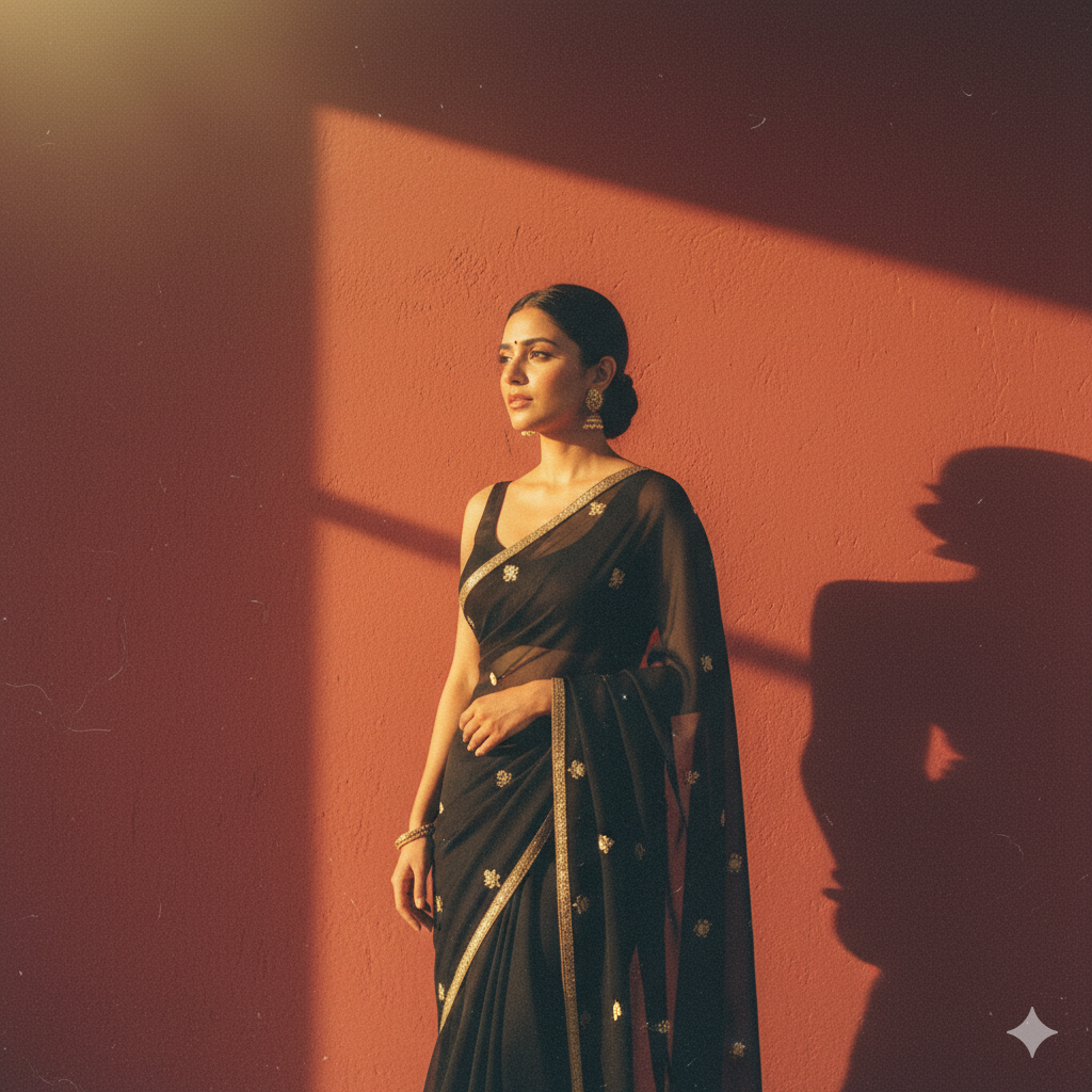 Black Saree
