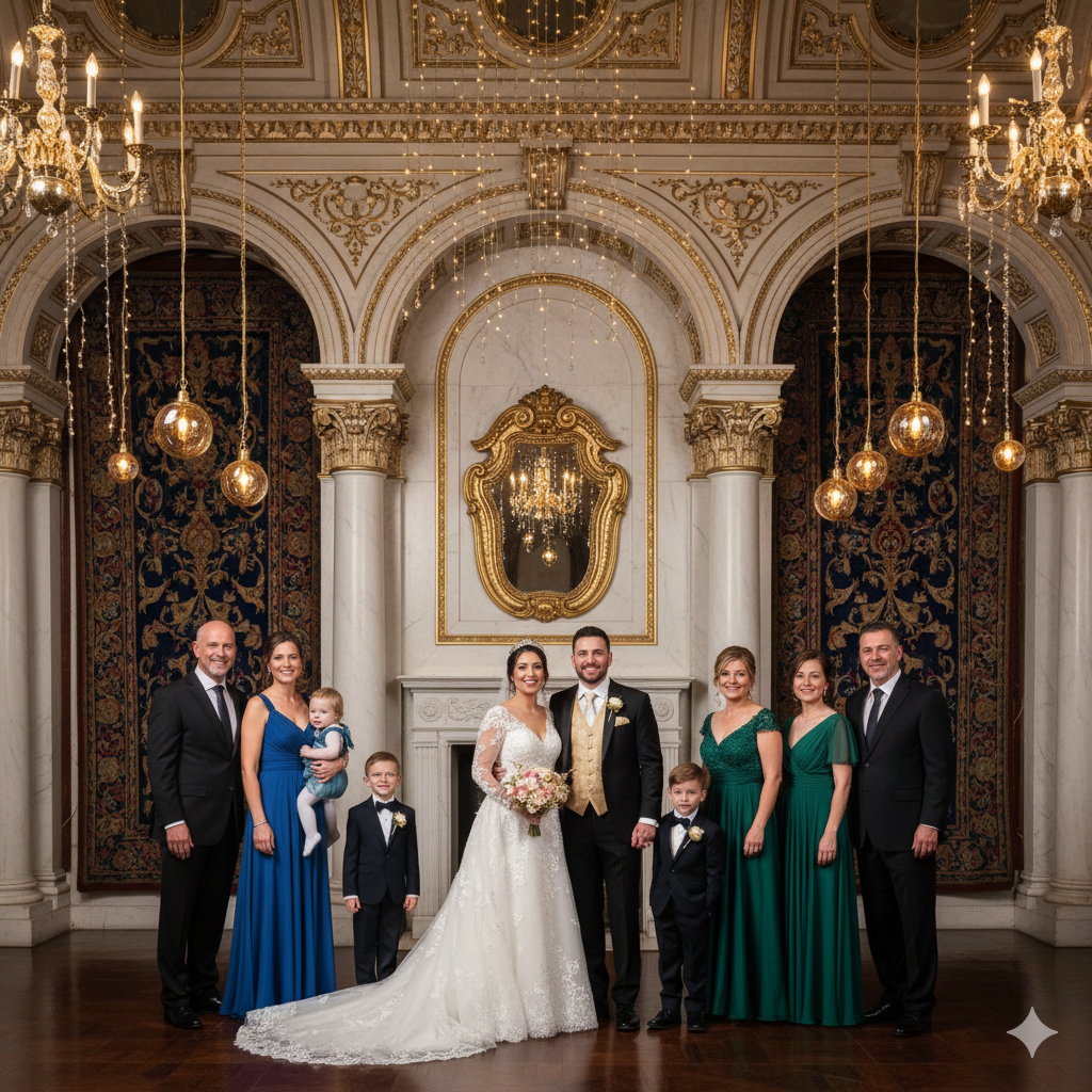 Royal Background and Golden Lights